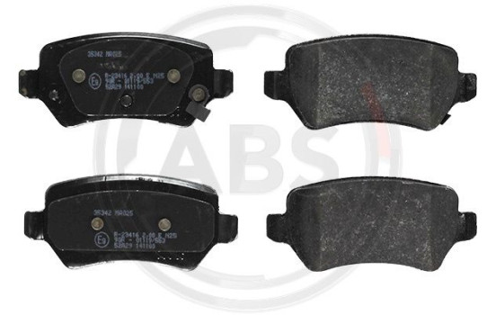 Brake pad set, disc brake 35342 ABS