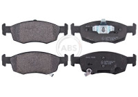 Brake pad set, disc brake 35346 ABS