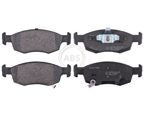 Brake pad set, disc brake 35346 ABS