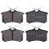 Brake pad set, disc brake 35351 ABS