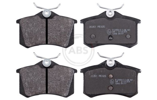 Brake pad set, disc brake 35351 ABS