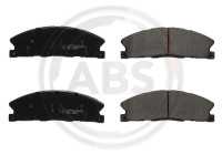 Brake pad set, disc brake 35353 ABS