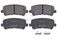Brake pad set, disc brake 35354 ABS