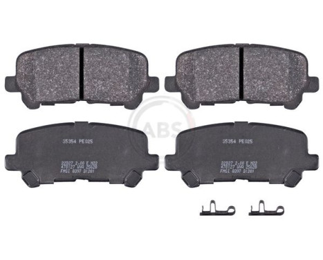 Brake pad set, disc brake 35354 ABS