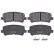 Brake pad set, disc brake 35354 ABS