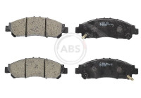 Brake pad set, disc brake 35360 ABS