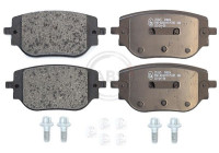 Brake pad set, disc brake 35365 ABS