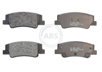 Brake pad set, disc brake 35367 ABS
