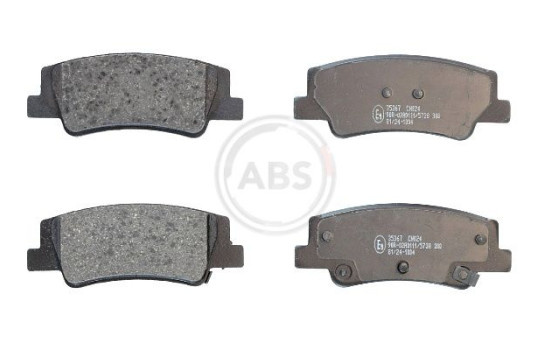Brake pad set, disc brake 35367 ABS