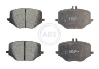 Brake pad set, disc brake 35373 ABS