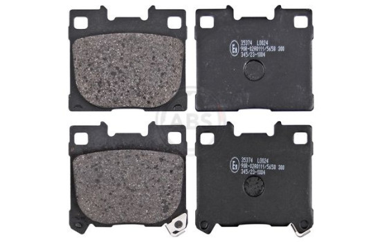 Brake pad set, disc brake 35374 ABS