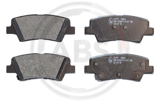 Brake pad set, disc brake 35375 ABS