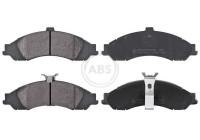 Brake pad set, disc brake 35382 ABS