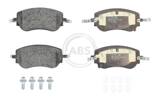 Brake pad set, disc brake 35391 ABS