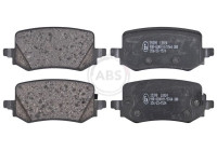Brake pad set, disc brake 35398 ABS