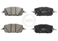Brake pad set, disc brake 35402 ABS