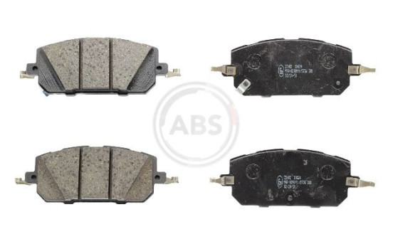 Brake pad set, disc brake 35402 ABS