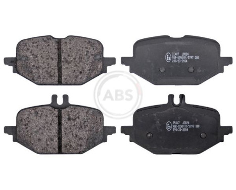 Brake pad set, disc brake 35407 ABS