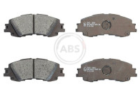 Brake pad set, disc brake 35423 ABS