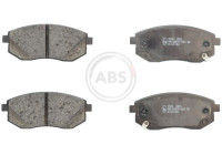 Brake pad set, disc brake 35430 ABS
