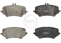 Brake pad set, disc brake 35431 ABS
