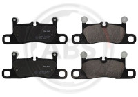 Brake pad set, disc brake 35436 ABS