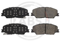 Brake pad set, disc brake 35438 ABS