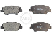 Brake pad set, disc brake 35439 ABS