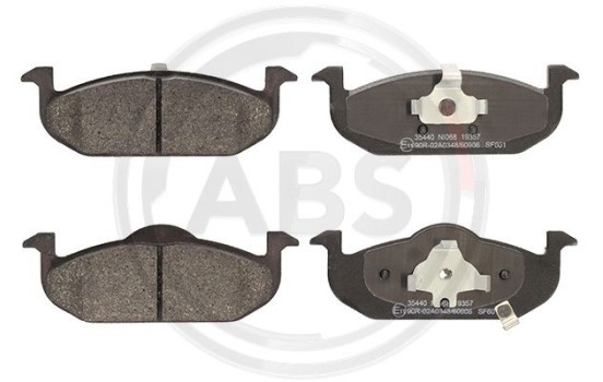Brake pad set, disc brake 35440 ABS