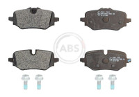 Brake pad set, disc brake 35441 ABS