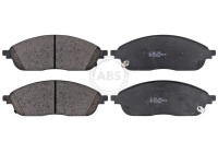 Brake pad set, disc brake 35447 ABS