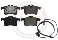 Brake pad set, disc brake 35449 ABS