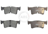 Brake pad set, disc brake 35452 ABS