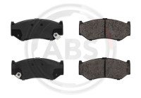 Brake pad set, disc brake 35456 ABS