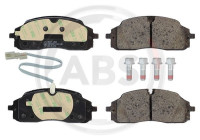 Brake pad set, disc brake 35469 ABS