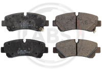 Brake pad set, disc brake 35481 ABS