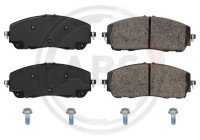 Brake pad set, disc brake 35483 ABS
