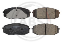 Brake pad set, disc brake 35486 ABS