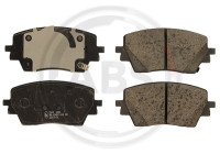 Brake pad set, disc brake 35490 ABS