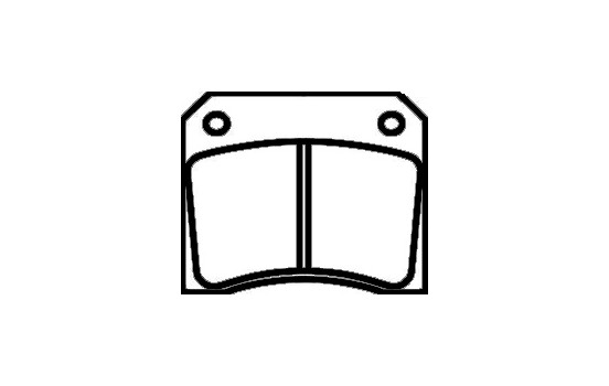 Brake Pad Set, disc brake 36001 ABS, Image 2