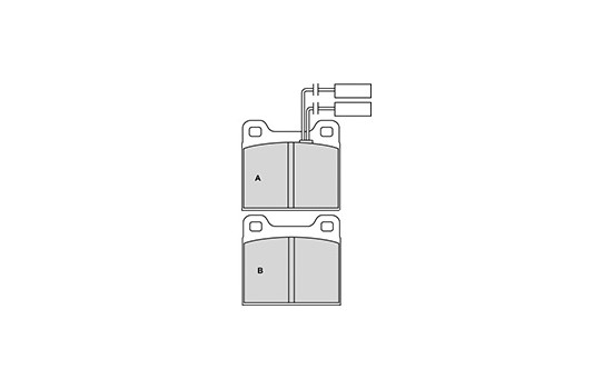 Brake Pad Set, disc brake 36005 ABS, Image 3