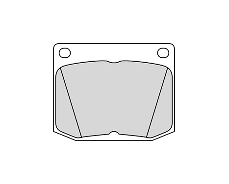 Brake Pad Set, disc brake 36029 ABS