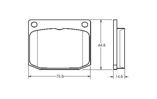 Brake Pad Set, disc brake 36029 ABS, Image 2