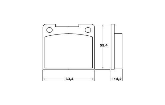 Brake Pad Set, disc brake 36037 ABS, Image 2