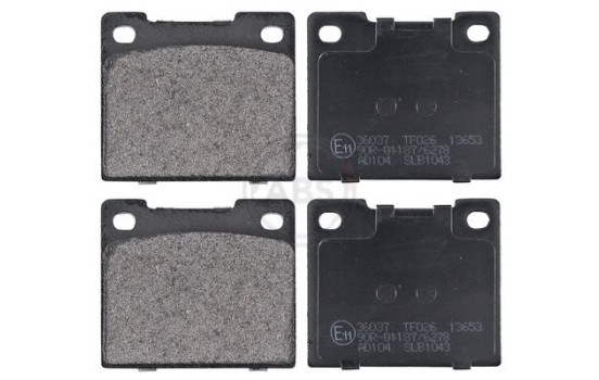 Brake Pad Set, disc brake 36037 ABS, Image 4