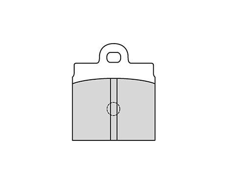 Brake Pad Set, disc brake 36038 ABS