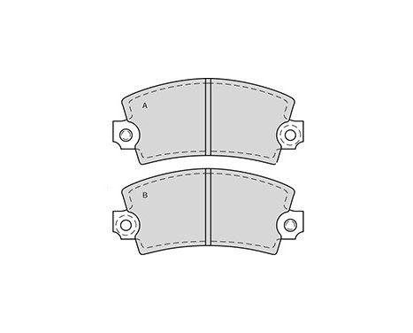 Brake Pad Set, disc brake 36042 ABS, Image 2
