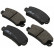 Brake Pad Set, disc brake 36042 ABS