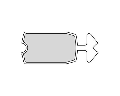 Brake Pad Set, disc brake 36046 ABS, Image 3