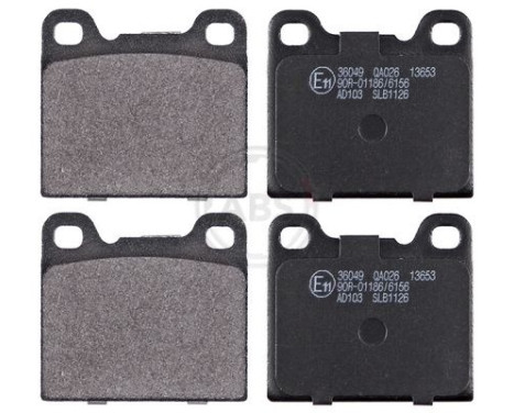 Brake Pad Set, disc brake 36049 ABS, Image 4